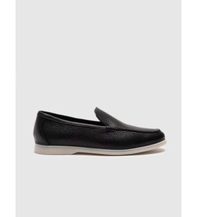 Hakiki Deri Siyah Erkek Loafer