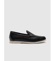 Hakiki Deri Siyah Erkek Loafer