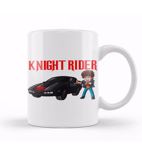 the Knight Rider 01 Kupa Bardak Porselen
