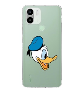 Redmi A1 Plus  Kamera korumalı Kapak Donald Duck Tasarımlı  Şeffaf Kılıf
