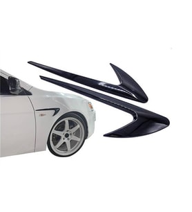 Universal Çamurluk Hava Deliği (Race) Vent Piano Siyah ABS