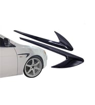 Universal Çamurluk Hava Deliği (Race) Vent Piano Siyah ABS