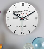 Kişiye Özel Garibanın Yüzü Gülür Mü Esprili Duvar Saati