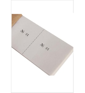 Sam Numaralı Fiş, Numaratörlü Fiş 5x11 cm Ölçülerinde (K.B) 100 yapraklı Numaralı 288 Adet (24 Düzine)