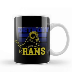 Detroit Rams Goat Kupa Bardak Porselen
