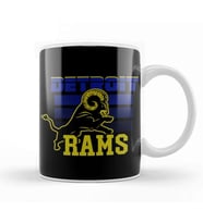 Detroit Rams Goat Kupa Bardak Porselen