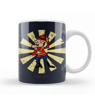 Dudley Do Right Retro Japanese Kupa Bardak Porselen