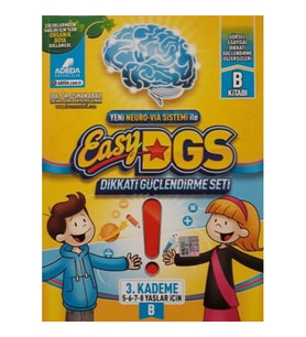EASY Dikkati Güçlendirme Seti 5-8 yaş B Kitapçığı