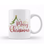 Yılbaşı Yeni Yıl Konseptli Merry Christmas 011 Kupa Bardak Porselen