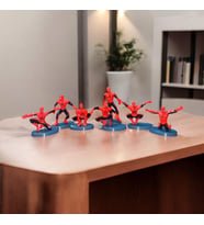 VIP SPIDERMAN ÖRÜMCEK ADAM KARAKTER SET 7Lİ BİBLO SET SPIDERMAN OYUNCAKLARI ÖRÜMCEK ADAM OYUNCAKLARI