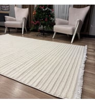 Hoom Rugs Golf GF5 Krem Bej İskandinav Halı