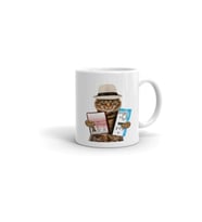 Gezgin Kedi Baskılı Kupa/bardak