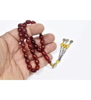 Sıkma Kehribar 8*10 mm  (Khr -10928)