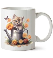 Kedi Baskılı Porselen Kupa Bardak