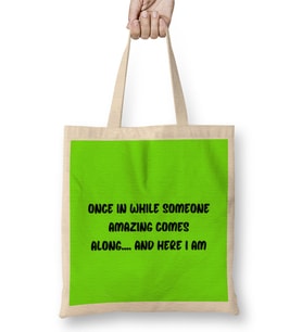 Sarcasm Funny Comment Quotes Gift - Sarcastic Women And Men Humorous Saying Bez Çanta Uzun Saplı