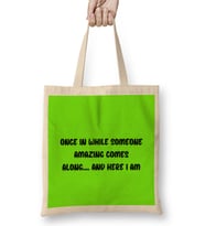Sarcasm Funny Comment Quotes Gift - Sarcastic Women And Men Humorous Saying Bez Çanta Uzun Saplı