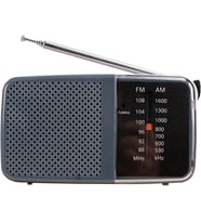 HT-258 Taşınabilir AM/FM Radyo Küçük Boy Cep Radyosu Pilli Radyo K-258 Knstar