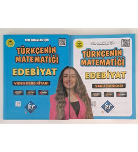 KR AKADEMİ YAYINLARI TÜRKÇENİN MATEMATİĞİ EDEBİYAT VİDEO DERS KİTABI VE SORU BANKASI