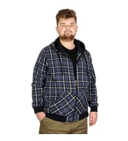 Mode XL Büyük Beden Erkek Sweatshirt Kapşonlu 20579 İndigo