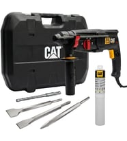 Cat Dx2140.1 800Watt 3.0J 26Mm Sds-Plus Profesyonel Kırıcı/Delici + 1 Ad Delici 3 Ad Kırıcı Uç