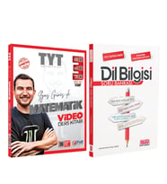 Full Matematik TYT Matematik Video Ders Kitabı ve AKM Dil Bilgisi Soru Bankası Seti 2 Kitap
