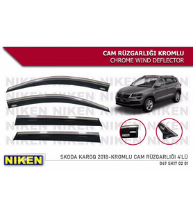 KAROQ KROMLU CAM RÜZGARLIĞI ARACA ÖZEL 2018 2019 2020 2021 2022 2023 2024 