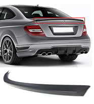 Mercedes C W204 Bagaj Üstü Spoiler Parlak Siyah Spoyler Plastik İthal 2007-2014
