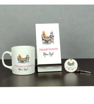 Psikolojik Danışman Üçlü Set (Kupa + Telefon Standı + Anahtarlık) 001