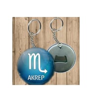Akrep Burcu Anahtarlık - Açacaklı Anahtarlık