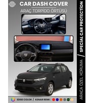 DACIA SANDERO (2021+) EKRANLI MODEL Torpido Örtüsü Torpido Koruma Çatlamayı Engeller Tam Uyum