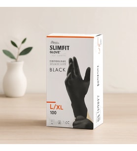 Northcity Nitril Muayene Eldiveni Siyah XL Pudrasız 100'lü