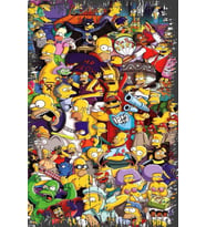 Mickey Mouse Tasarımlı Ahşap Poster