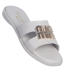 Crista C11 Krem Kadın Günlük Düz Terlik