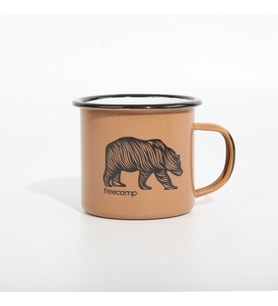 FreeCamp Campers Emaye Mug 350ml-BEJ