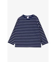 Breeze Erkek Bebek Uzun Kollu Tişört Patlı Çizgili 9 Ay-3 Yaş, Lacivert