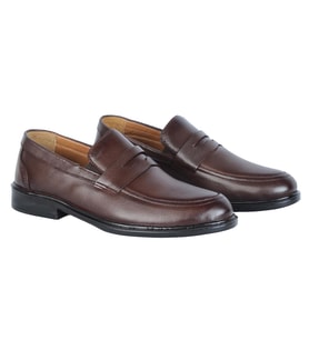 MP 241-4404Mr %100 Deri Günlük Erkek Casual Ayakkabı (Kahverengi)