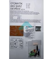 Otomatik Akü Şarj Devresi Demonte Kit Kendin Yap