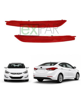 HYUNDAI ELANTRA ARKA TAMPON REFLEKTÖRÜ SOL TARAF 2014-2015 MAKYAJLI KASA ELENTRA KEDİ GÖZÜ