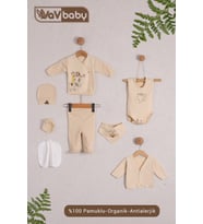 VaVBaby Organik Hastane Çıkışı 8’li Zoo Family