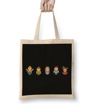 Peter Pan All Pixel Characters Bez Çanta Uzun Saplı