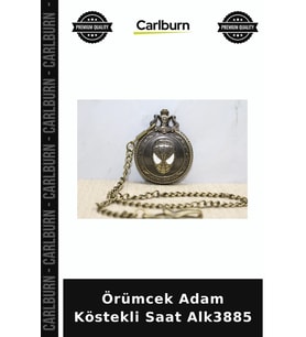Özel Üretim Aksesuar Hediye Örümcek Adam Köstekli Saat Alk3885