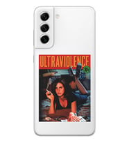 Samsung Galaxy S21 FE Uyumlu Lana Del Rey Ultraviolence Desenli Şeffaf Telefon Kılıfı