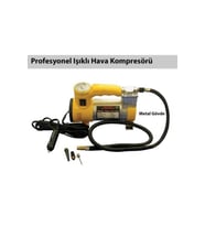 Mytol Fy-001a Metal Gövdeli Ve Işıklı Araç Kompresörü (Sarı)