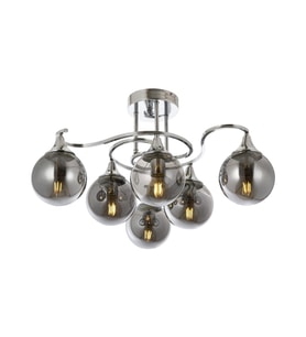 AVONNI AV-60156-6K Krom Kaplama Modern Avize E27 Metal Cam 60cm
