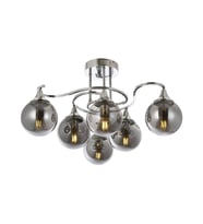 AVONNI AV-60156-6K Krom Kaplama Modern Avize E27 Metal Cam 60cm