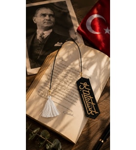 Miyuki Boncuk El Yapımı Atatürk İmza Kitap Ayracı