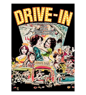Drive-in Tablo Ahşap Poster Dekoratif