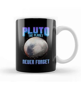 Planetary Science Pluto the Planet Never Forget Kupa Bardak Porselen