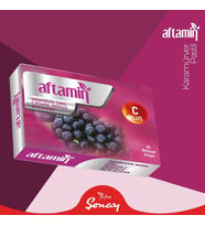 Aftamin Kara Mürver Pastil - 24 Adet