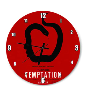 Cakatablo Temptation Film Afiş Duvar Saati